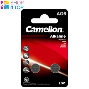 2 CAMELION LR921 ALKALINE BATTERIES LR69 371 NO MERCURY 1.5V 2BL EXP 2027 NEW - Picture 1 of 1
