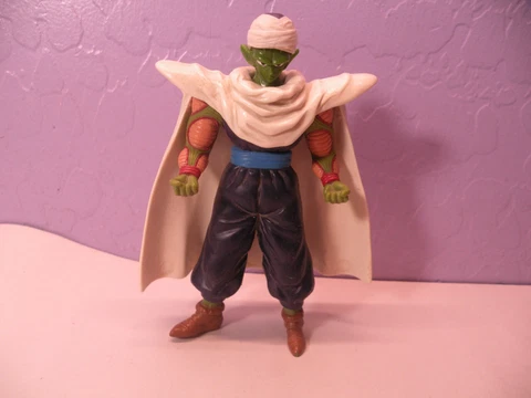 Dragon Ball Z Piccolo Figure DBZ  5" Irwin Bandai 1996 with Cape And Hat Cover