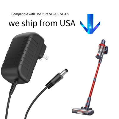 Adaptador de CA para aspiradora Honiture S15-US S15US 25,9 V batería sin cable Foto 1 de 4