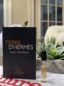Hermes Terre D'Hermes Parfum Pure Perfume Sample Spray .06oz, 2ml - Picture 1 of 3