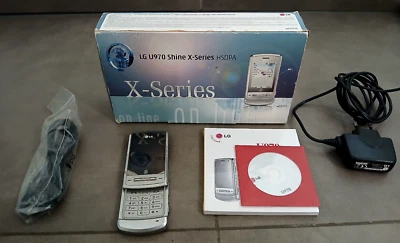 TELEFONO CELLULARE LG U970 ARGENTO FUNZIONANTE e COMPLETO VINTAGE - Immagine 1 di 4