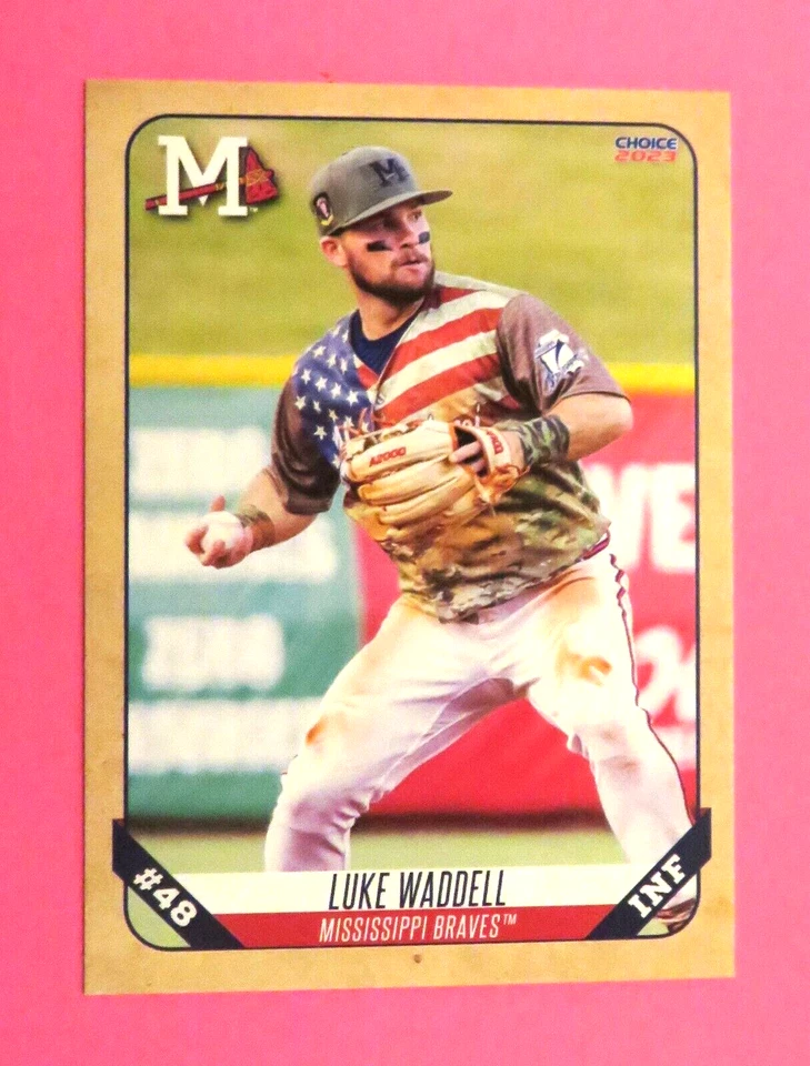 2023 Choice, Mississippi Braves - LUKE WADDELL - Image 1 of 1