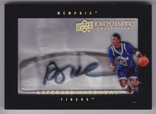 2011-12 UD Exquisite Anfernee "Penny" Hardaway Dimensions Auto Tigers Magic Suns