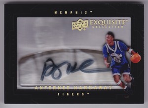 2011-12 UD Exquisite Anfernee "Penny" Hardaway Dimensions Auto Tigers Magic Suns
