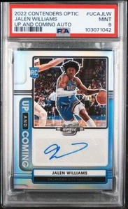 2022 Contenders Optic Up & Coming Rookie Auto Jalen Williams Holo RC /125 PSA 9 - Picture 1 of 3