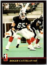1986 Jogo CFL Football #22 Roger Cattelan #65 V45028