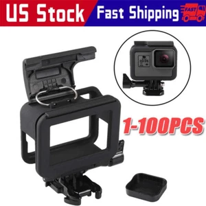 Telaio per GoPro HERO 5/6/7Black Mount Alloggiamento Bordo Custodia Protettiva - Foto 1 di 12