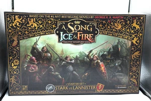 (READ DESCRIPTION) A SONG OF ICE AND FIRE STARK VS LANNISTER STARTER SET ASOIAF - Picture 1 of 7