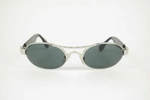 Vintage Chai SX 4 F1 52[]19 Silber oval Sonnenbrille sunglasses NOS - Picture 1 of 4