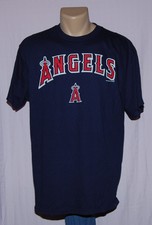 Los Angeles Angels of Anaheim Team Name & Logo T-Shirt M