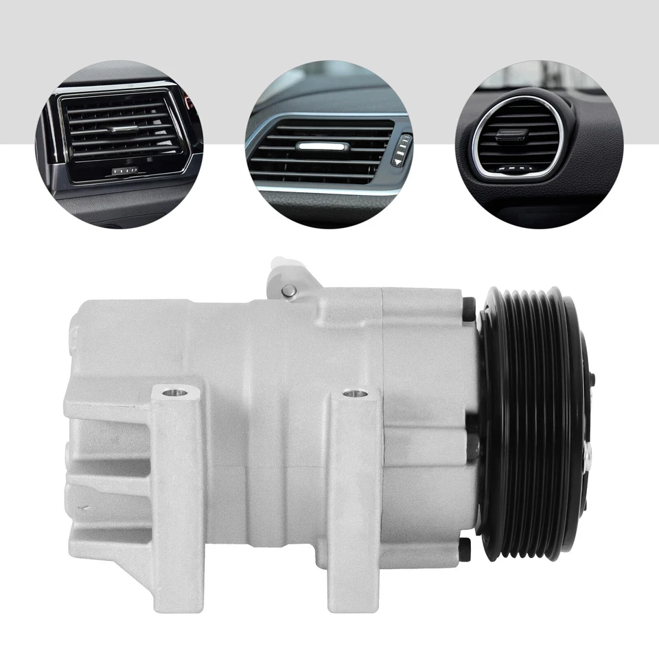 COMPRESOR DE AIRE ACONDICIONADO PARA FORD EXPEDITION 5,4 L 2007 2008 2009 2010 2011 2012 2013 2014 Foto 1 de 4