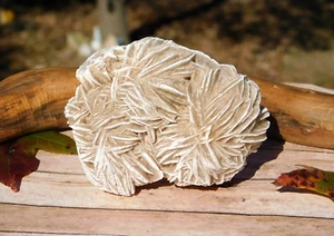 Desert Rose Selenite Natural Crystal Cluster 369g for Energy Healing Home Decor - Picture 1 of 12