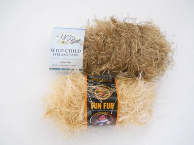 Hilo de piel divertido marca León hilo de champán abeja niño salvaje pestañas 1+ madejas Foto 1 de 4