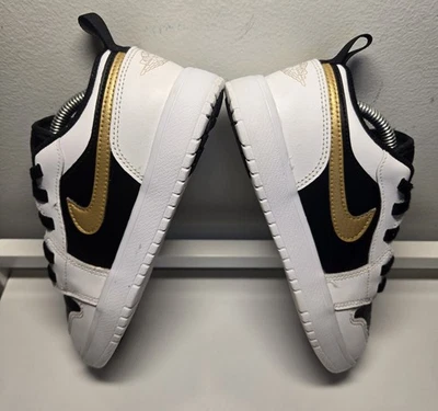 Air Jordan 1 Dorado y Negro DR9748-172 Talla 2.5Y Foto 1 de 4