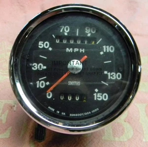 SMITHS REMANUFACTURED BLACK FACE 150 MPH SPEEDOMETER SSM 5007/00A - Picture 1 of 1