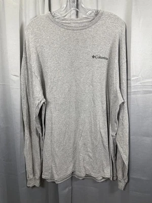 Columbia Shirt Mens Extra Large Gray Long Sleeve Graphic Northwest 1938 Outdoors - Image 1 of 4