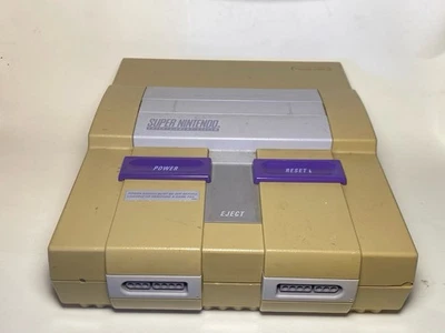 Original Super Nintendo SNES Console Works Perfectly! No Controller Tested Clean - Image 1 of 4