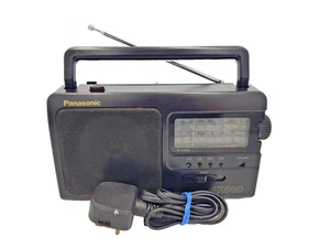 Panasonic RF-3500 FM LW MW SW 4 Band Radio Portable Receiver GX500 Vintage Black - Picture 1 of 24