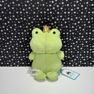 AUTHENTIC❣️Jellycat GREEN CROWNING CROAKER ✨ Soft Plush Toy Retired Frog NWT - Picture 1 of 5