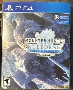 Monster Hunter World Iceborne Deluxe Steelbook (PlayStation 4, 2019) Neu Sealed - Bild 1 von 5