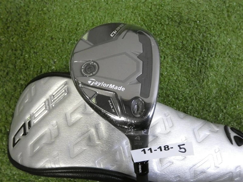 TaylorMade Qi35 Max 23* 4 Hybrid Rescue Kai'li Blue Dark Wave 85 Stiff w HC New - Image 1 of 4