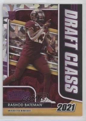 2021 Contenders Draft Picks Class Pink Cracked Ice /23 Rashod Bateman Rookie RC - Image 1 of 2