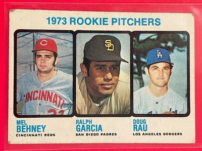1973 Topps Mel Behney/Ralph Garcia/Doug Rau High Number Rookie RC #602 - Image 1 of 2