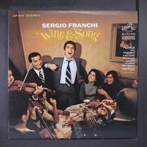 SERGIO FRANCHI: wine & song RCA 12" LP 33 RPM - Picture 1 of 2