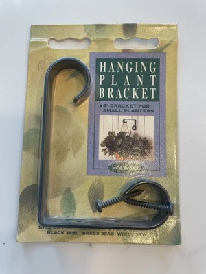 Suporte de planta suspenso AmerTac Hold All 4" metal preto - Imagem 1 de 2