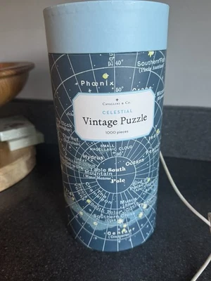 Cavallini - Vintage Jigsaw Puzzle - 1000 Pieces - 55x70cms - Celestial - Image 1 of 4