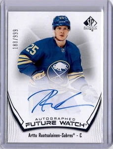 Arttu Ruotsalainen Future Watch Auto 188/999 #139 2021-22 UD SP Authentic - Picture 1 of 2
