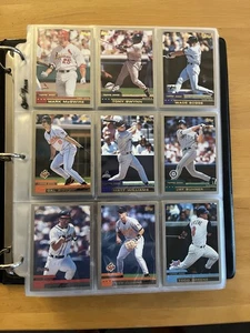 2000 Topps Baseball Complete Set Series 1 & 2 1-478 in pages and binder - Picture 1 of 1