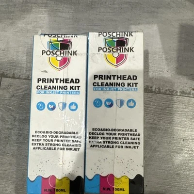 Poschink Printhead Cleaning Kit For HP Officejet & Office Pro Set Of 4 - Image 1 of 3