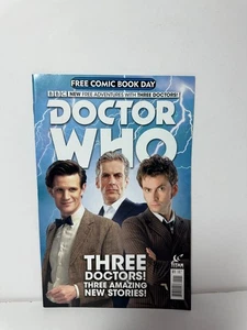 Doctor Who #1 Primera impresión Tres médicos y tres historias 2015 FCBD - Imagen 1 de 6