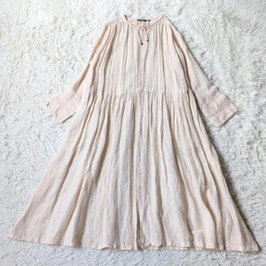 Camisa Vestido Largo Pas de Calais Mezcla Algodón Natural Excelente Estado - Imagen 1 de 14