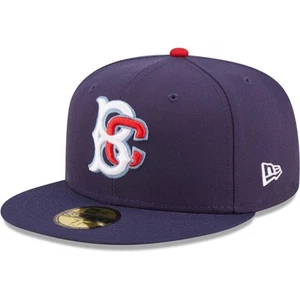 Men's New Era Navy Brooklyn Cyclones Authentic Collection 59FIFTY Fitted Hat - Picture 1 of 6