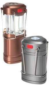 Paquete de 2: linterna emergente y foco multiusos BrightEase (bronce/metal de pistola) - Imagen 1 de 3