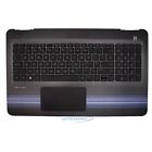 New Replacement For HP Pavilion 15-AU100NH Blue Palmrest UK Touchpad Keyboard
