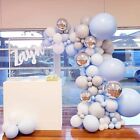 Blue Balloon Arch Kit - 163 PCs Silver, White, and Blue Balloons and 4D Balloons
