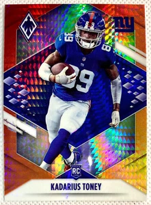 2021 Panini Phoenix Kadarius Toney Rookie Fire Burst Card RC 110 New York Giants - Picture 1 of 2
