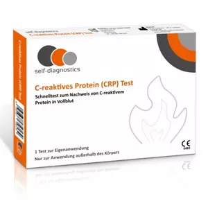 self-diagnostics CRP Schnelltest zum Nachweis von C-reaktives Protein im Blut - Bild 1 von 7
