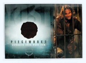 INKWORKS LOST SEASON 3 JOSH HOLLOWAY AS SAWYER PIECEWORKS COSTUME CARD #PW-10
