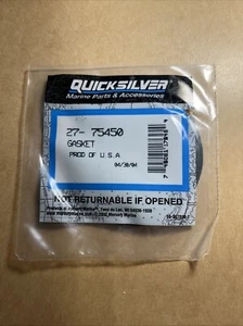 Ga1 Mercury Quicksilver 27-75450 GASKET END CAP BRAND NEW GENUINE OE FAST - Foto 1 di 3