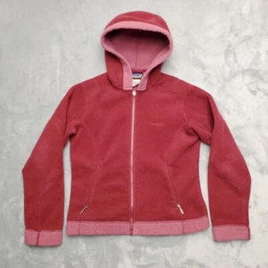 Vintage Patagonia Synchilla Jacket Womens Small Pink Hooded Fleece Full Zip Gorp - Picture 1 of 11