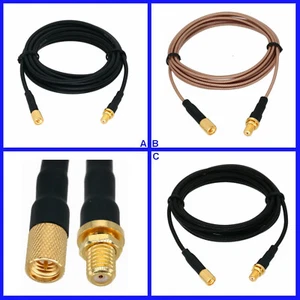 10-32 Microdot M/F Cable Flaw Detector Vibration Sound Accelerometer Microphone - Picture 1 of 4