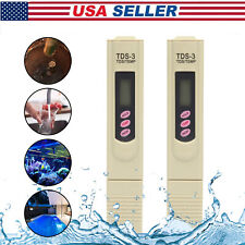 Glosso Factory TDS - 3 Handheld Total Dissolved Solids Meter and Thermometer