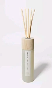 SAND + FOG Reed Diffuser WHITE VANILLA Fragrance Oil Seaglass Spa Bottle - Picture 1 of 2