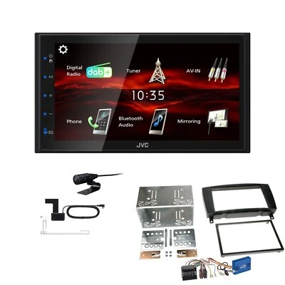 JVC KW-M180DBT 2DIN DAB+ Autoradio für Mercedes Benz CLK Facelift inkl Canbus - Bild 1 von 4