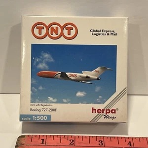 1:500 Herpa TNT Global Express Airlines Boeing 757 200 Jet Scale Logistics Mail - Picture 1 of 11
