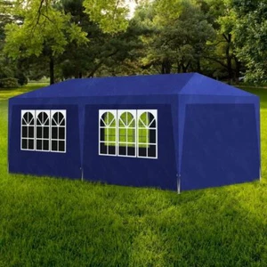 Party Tent Canopy 3x6m Outdoor Gazebo With Side Panels Garden Marquee Shelter - Picture 1 of 6